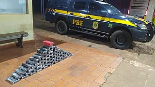 Polícia Rodoviária Federal apreendeu 77 Kg de cocaína em Terenos