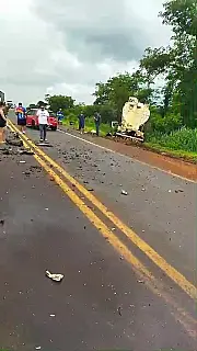 Paranaibense morre em acidente na BR-158