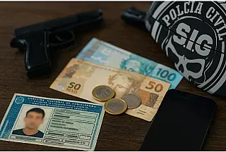 Homem é indiciado por estelionato após usar documento falso para abrir conta digital