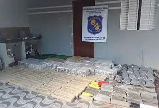 Polícia apreende 1 tonelada de maconha em "depósito" do tráfico