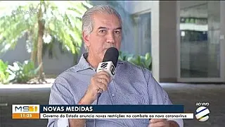 Governador anuncia exame domiciliar a pessoas com sintomas de coronavírus