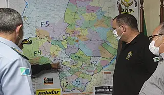 Senasp vai à fronteira conhecer trabalho das forças de segurança do Estado
