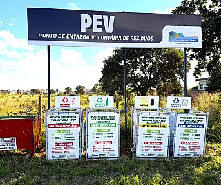 PEV amplia opções para descarte correto de resíduos e incentiva preservação ambiental
