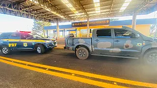 PRF apreende falsos militares com 486 Kg de maconha em caminhonete clonada do Exército
