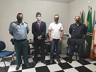 PM recebe visita institucional de representante da Defensoria Pública
