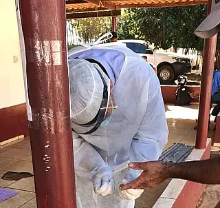 Mais pessoas são testadas como positivo para o Covid-19 em Caarapó