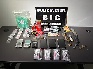 Polícia Civil prende dois por tráfico e apreende drogas em Bataguassu