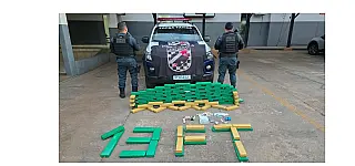 Dois homens são presos com quase 100 quilos de maconha em Paranaíba