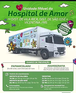 Cuidado e prevenção mais perto de você!