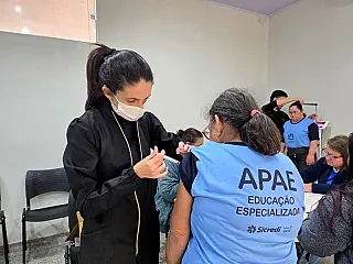 Saúde na Escola atende alunos da APAE em Aparecida do Taboado