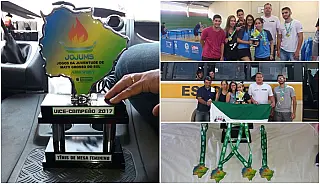 Dupla de Tênis de Mesa é vice-campeã do JOJUMS 2017
