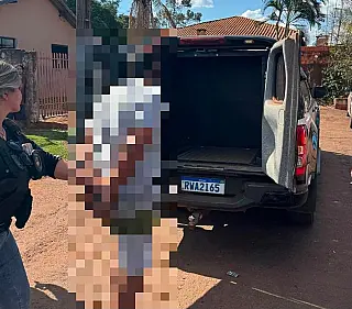 Homem preso em Naviraí já havia ameaçado avó e descumprido medida protetiva