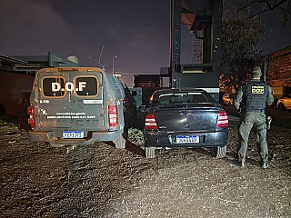 Polícia apreende carro com motor adulterado e mercadorias ilegais na MS-162