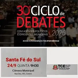 Tribunal de Contas realiza ciclo de debates em Santa Fé do Sul