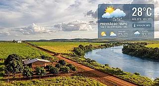 Previsão do tempo que conecta você com o clima da nossa região. 
