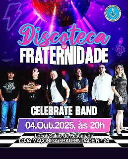 Loja Maçônica realiza evento temático com músicas dos anos 70, 80 e 90
