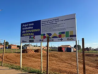 Nova unidade de saúde em Aparecida do Taboado com recursos do Novo PAC