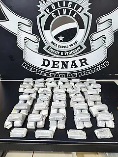 Denar intercepta mais de 10 quilos de haxixe enviados por transportadora