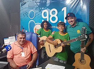 Projeto CARCA participa do Bom Dia Jota e encanta ouvintes da Jota FM 98.1 Piravevê de Ivinhema.