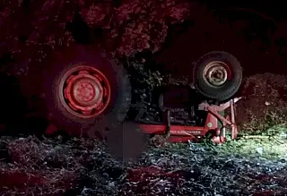 Homem morre após trator tombar em propriedade rural de Sidrolândia