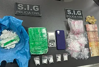 Polícia Civil prende mulher com droga avaliada em R$ 40 mil