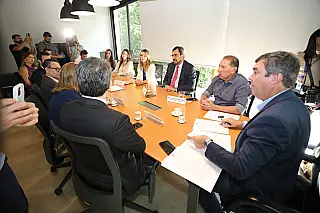 Presidente da ALEMS participa da adesão ao Pacto Nacional pela Consciência Vacinal
