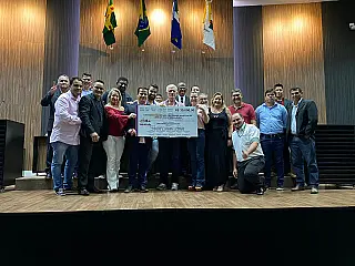 Presidente da Câmara Carlos Henrique Olindo e Mesa Diretora, devolvem mais R$ 30 mil reais fruto de