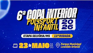 Selvíria recebe neste sábado rodada da Copa Polysport de Futebol Infantil