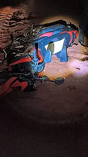 POLÍCIA MILITAR RECUPERA MOTOCICLETA FURTADA POUCAS HORAS APÓS O CRIME