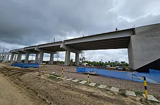 Expedição da Rila visita municipios e obras da ponte da Rota Bioceânica do lado paraguaio