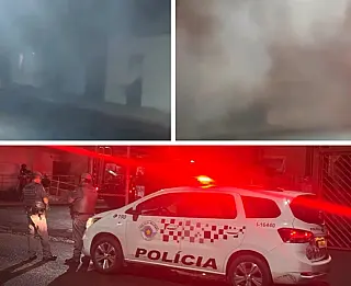 Incêndio destrói sede de grupo de comunicação em Santa Fé do Sul