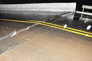 Nova Andradina - Chuva forte derruba ponte e volta a interditar anel viário