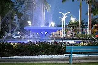 Fonte da Praça São José é revitalizada e volta a funcionar em Cassilândia