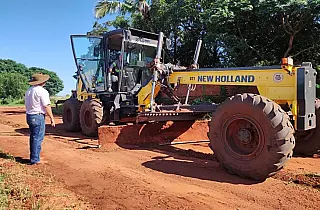 Governo de MS investe R$ 1,4 milhão em pavimentação no distrito de Ipezal