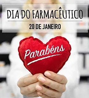 Dia do Farmacêutico é celebrado nesta terça-feira 20/01

