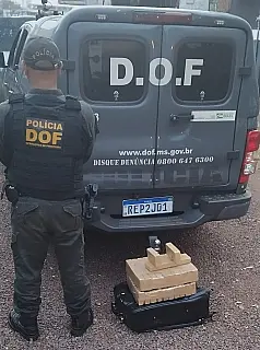 DOF apreende arma de fogo e droga em Bela Vista e Ponta Porã