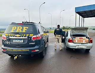 PRF apreende 10 mil maços de cigarros contrabandeados após perseguição na BR-163