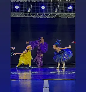 "Coloridamente" encantou público no módulo esportivo