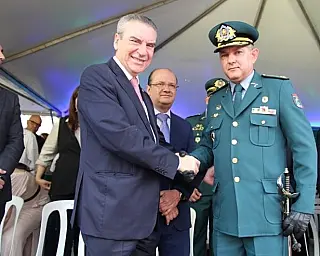 Presidente representa ALEMS em trocas de comando da Segurança Pública