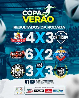 ESPORTE: COPA VERÃO 2026