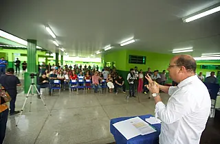 Coronel Sapucaia recebe reforma de escola e investimentos que somam mais de R$ 21,7 milhões em obra