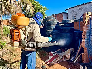 Ações de combate ao Aedes aegypti são intensificadas em borracharias de Aparecida do Taboado