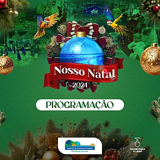 Aparecida do Taboado divulga programação do "Nosso Natal 2024"