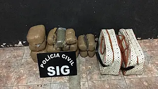 Polícia Civil de Nova Andradina apreende droga que seria levada para Bataguassu