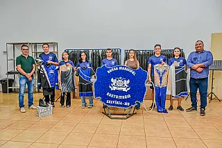 Selvíria entrega novos uniformes para a Banda Marcial Santa Maria