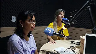 Ana Lídia e Aletânia Ramires, deram informações sobre a “Caminhada pela Paz”