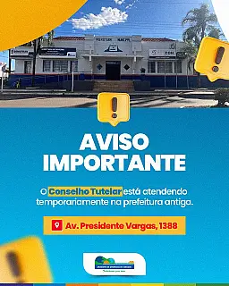 Conselho Tutelar passa a atender temporariamente na antiga Prefeitura de Aparecida do Taboado