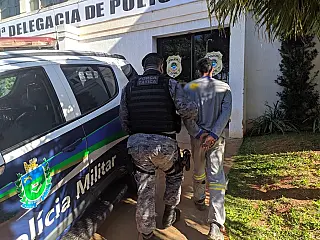 Equipe da Força Tática cumpre mandado de prisão em Nova Andradina