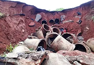MS tem 18 municípios afetados; até cratera em estrada “engole” carro