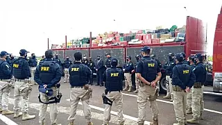 PRF prende motorista transportando mais de 25 toneladas de maconha. Maior apreensão do Brasil